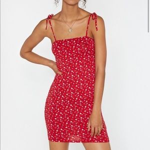 Leaf It To Me Floral MIDI Dress